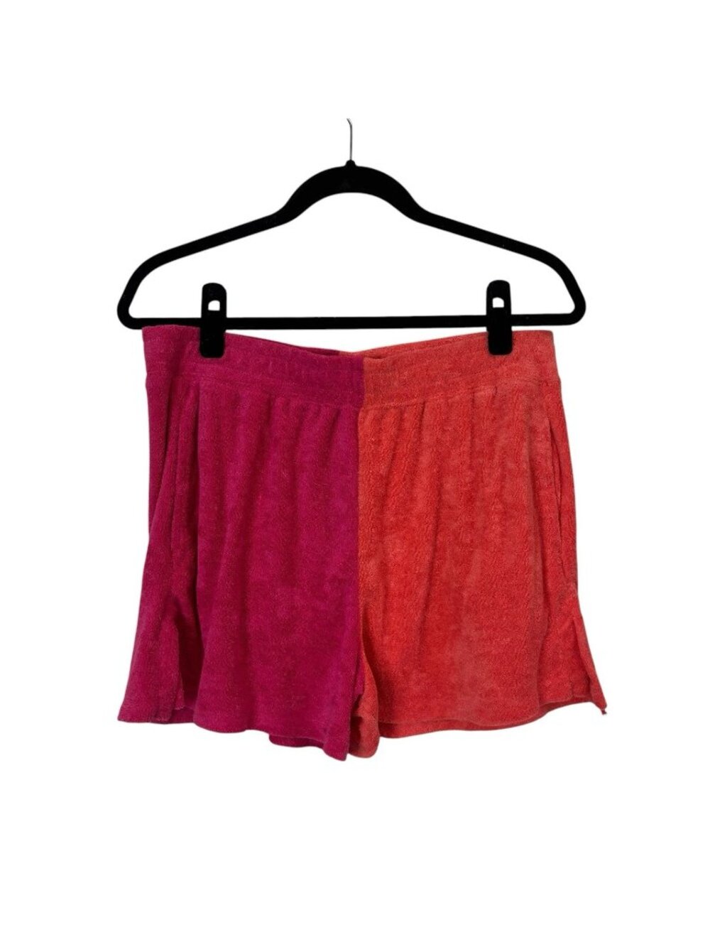 Marine Layer Terry Shorts Large Pink Orange